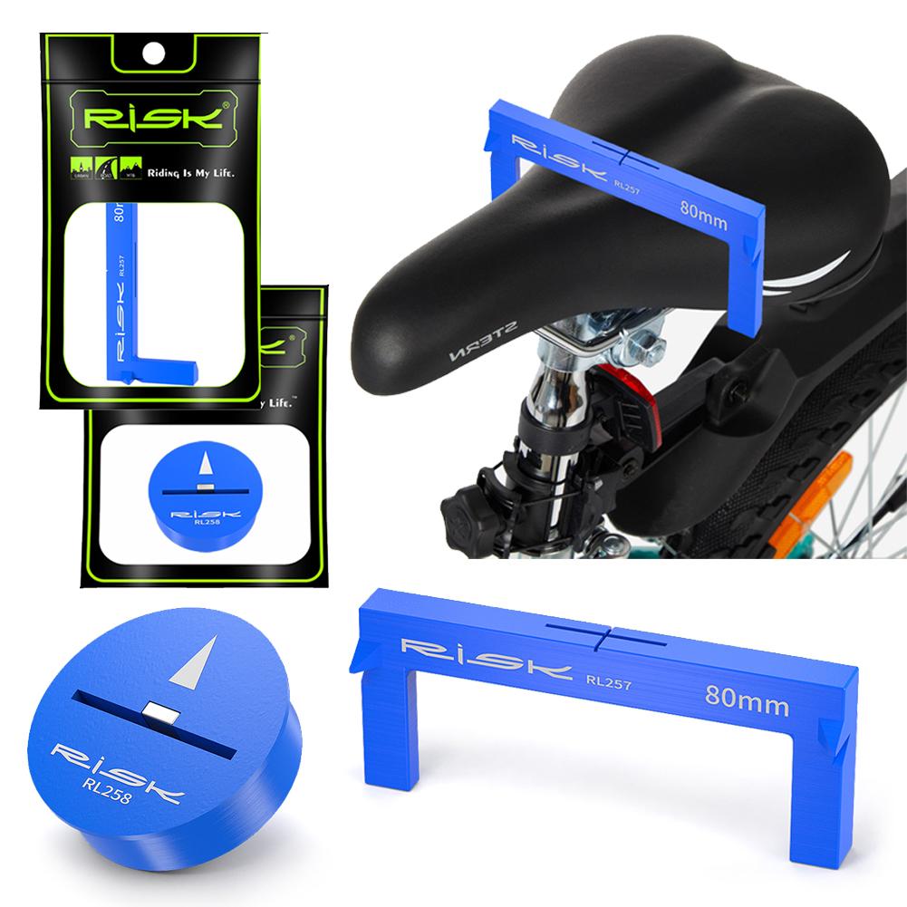 1/2pcs Bicycle Bike Seat Cushion Height Measuring Tool Fitting Measurement Gauge Saddle Positioning Tools For MTB Road Bike