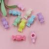 50Pcs Jewelry Making Rabbit Lantern Heart Mix Color Big Hole Spacer Beads Acrylic Beads DIY Bracelet Accessories Plastic
