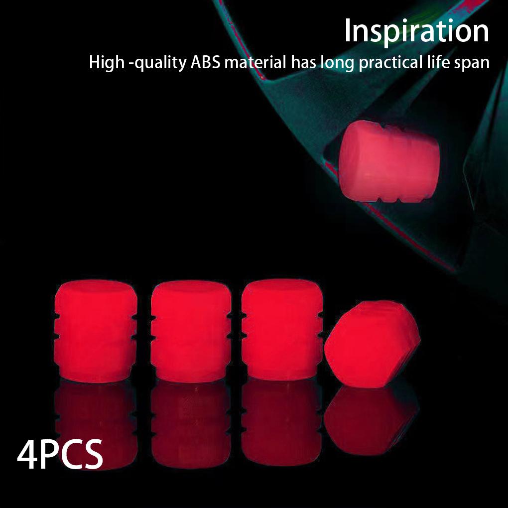 4 шт. Колпачки на автомобильные шины Универсальные Светящиеся Пластиковые Декоративные Крышки Разноцветные Светящиеся Защитники Колес Аксессуары для Велосипеда