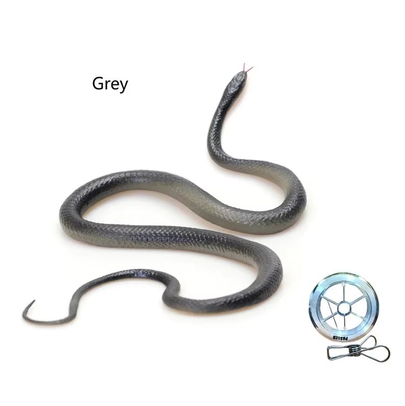 Snake Prank with String Clip Realistic Rubber Snake Prank for Teasing Friends Funny Prank Kit for Adults Prank Stuff