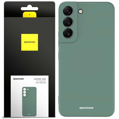 Силиконовый чехол Sc для Galaxy S22 Темно-зеленый