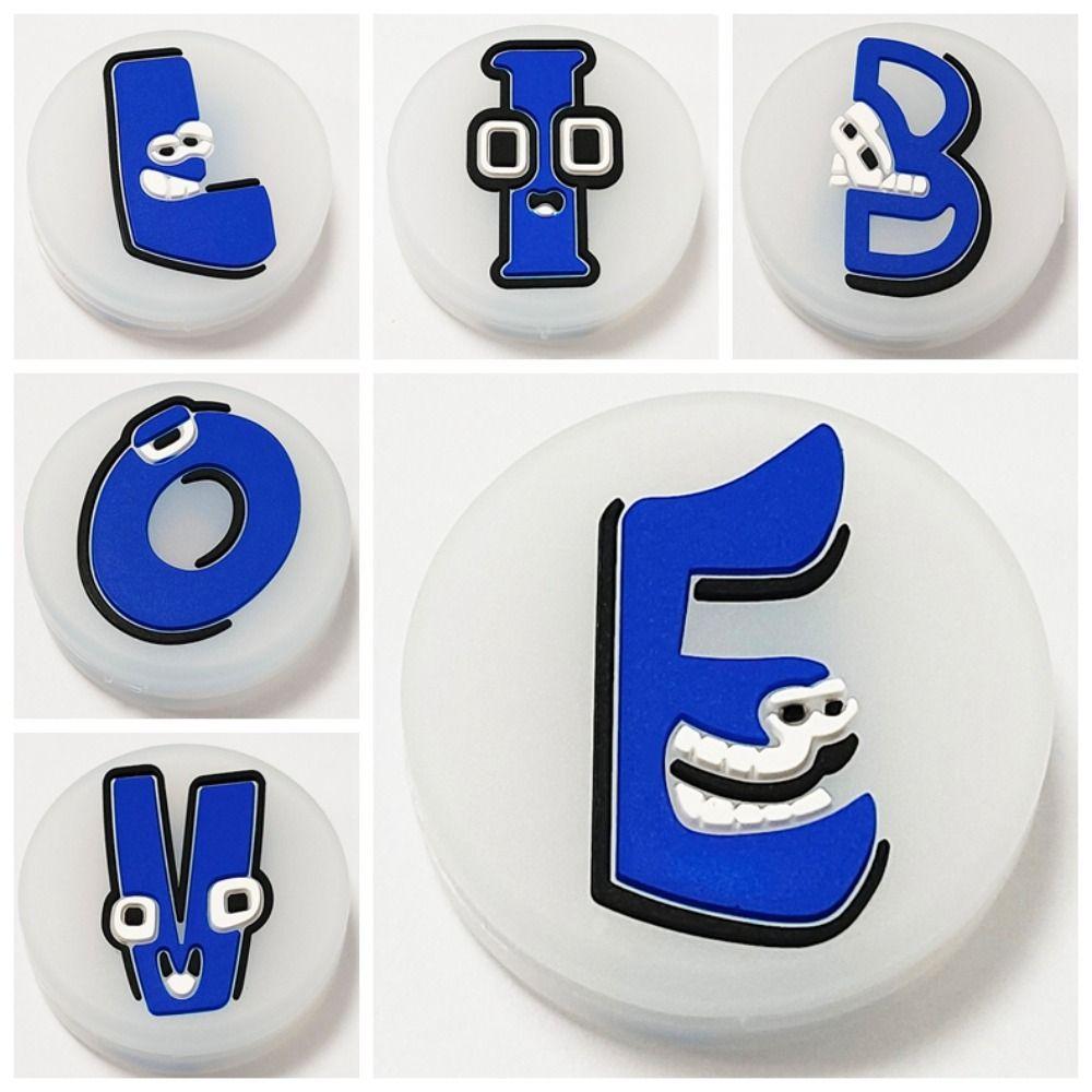 Силиконовый теннисный амортизатор с 26 английскими буквами, теннисная ракетка, амортизатор, ракетка для сквоша