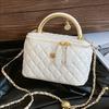 Women's 2025 Fragrant-Style Diamond Lattice Chain Shoulder Bag - Versatile Crossbody Fashion Bucket Bag