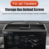 Fit For JETOUR Traveler T2 2024-2024 Car Navigation Screen Rear Storage Box Modified ABS Automotive Interior Storage Accessories