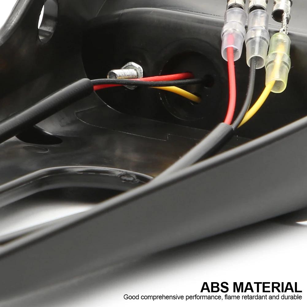 Универсальный светодиодный задний фонарь для мотоцикла ABS Заднее крыло Стоп-сигнал Держатель номерного знака Для эндуро кроссового мотоцикла крыло задний фонарь MX Трейл