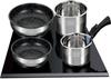Batterie de cuisine - Arthur Martin - 15 pièces - Acier inoxydable - Poignée détachable - Anti-adhésif