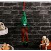 Halloween Witch Hat Window Display Decoration Ghost Festival Bar Party Striped Long Leg Atmosphere Decoration Ornament