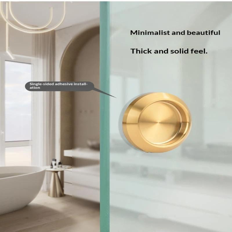 Многофункциональная невидимая дверная ручка из нержавеющей стали, скрытые раздвижные ручки для шкафа, встроенные мебельные ручки, для стеклянных дверей