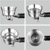 51/54/58mm Espresso Dosing Funnel, Stainless Steel Portafilter Dosing Ring Professional Espresso Coffee Powder Funnel Ring