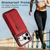 Leather Phone Case for iPhone 17 Pro Max Air 16E 17e 16 Plus 15 Pro 14 13 Mini 12 11 Hardware Ring Card Holder Wallet Cover