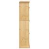Shoe Cabinet Corona 99x32x138 cm Solid Pine Wood
