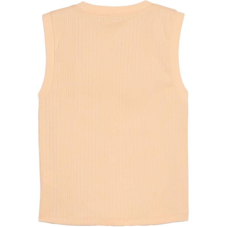 Puma Ss24 Classics Tank вышитый логотип бренда спортивный досуг ребристый жилет женские топы персиковый 626059-45
