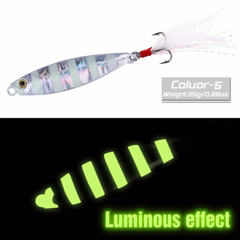 SOUGAYILANG 5шт рыболовная приманка металлическая приманка для отсадки свинцовые крючки рыболовная искусственная приманка-спиннер