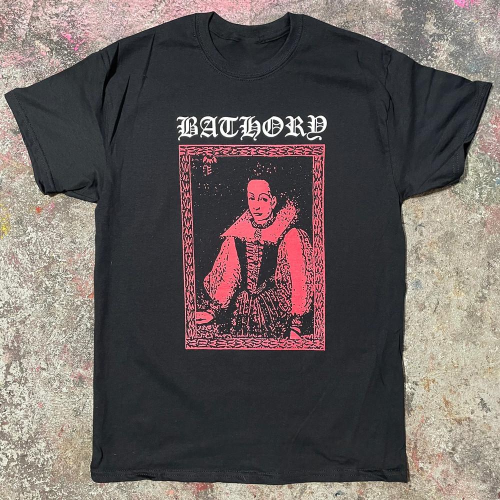 Кровь Огонь Смерть Bathory Футболка Группы Классическая Черная Унисекс S-5XL 1G0079 Унисекс Футболка