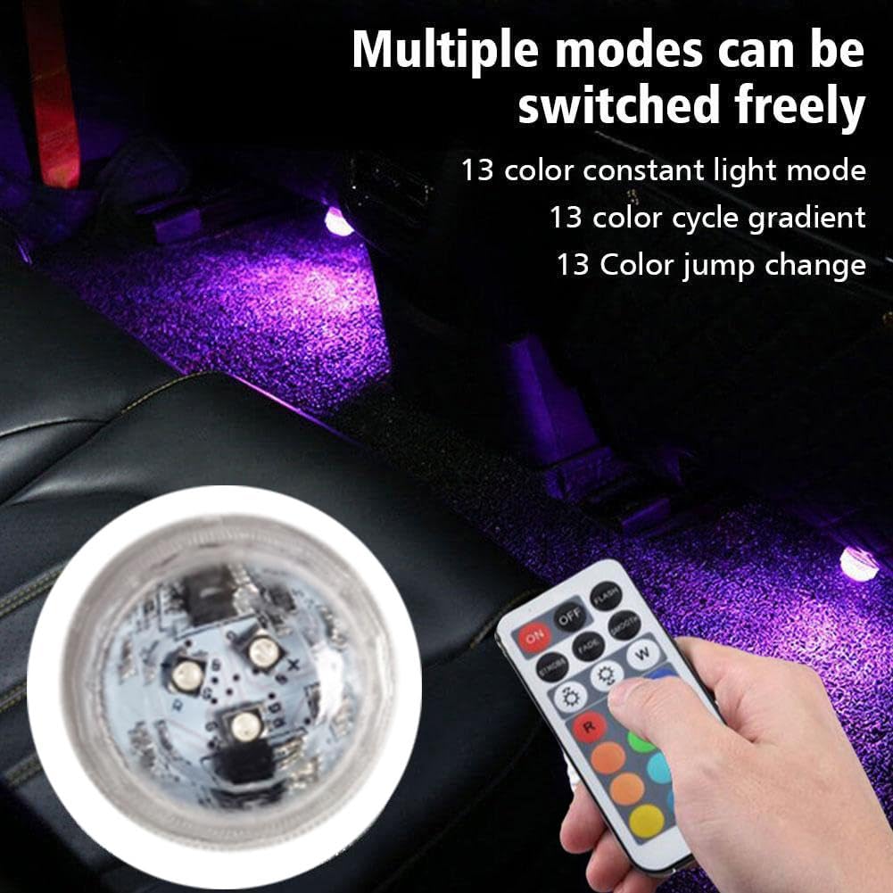 30mm IP67 Waterproof RGB Multicolor Tea Light with Remote - Battery Operated 12Hrs for Vase Pool Pond Aquarium Decor