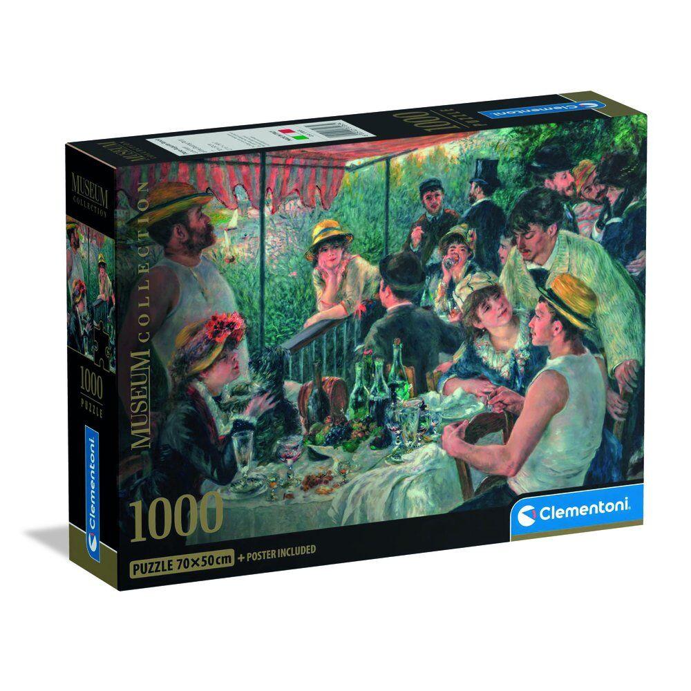 Puzzle 1000 pieces. Compact Museum Renoir, Luncheon of the Boating Party