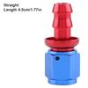 AN6 Прямой 45 90 180 градусов Пуш-он Твист-лок Масло Газ Топливопровод Фитинг Штуцер Папа