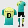 Premium Anti Wrinkle Breathable Fabric National Inspired Customized Name Number Outdoor Match  Soccer Uniform