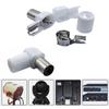 Coaxial Male Plugs Adapter Right Angle Antennas Connectors Antennas TV Male And Female TV Plug
