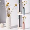 Elegant Plastic Flower Vase Stunning Imitation Ceramic Floral Pot For Home Decoration