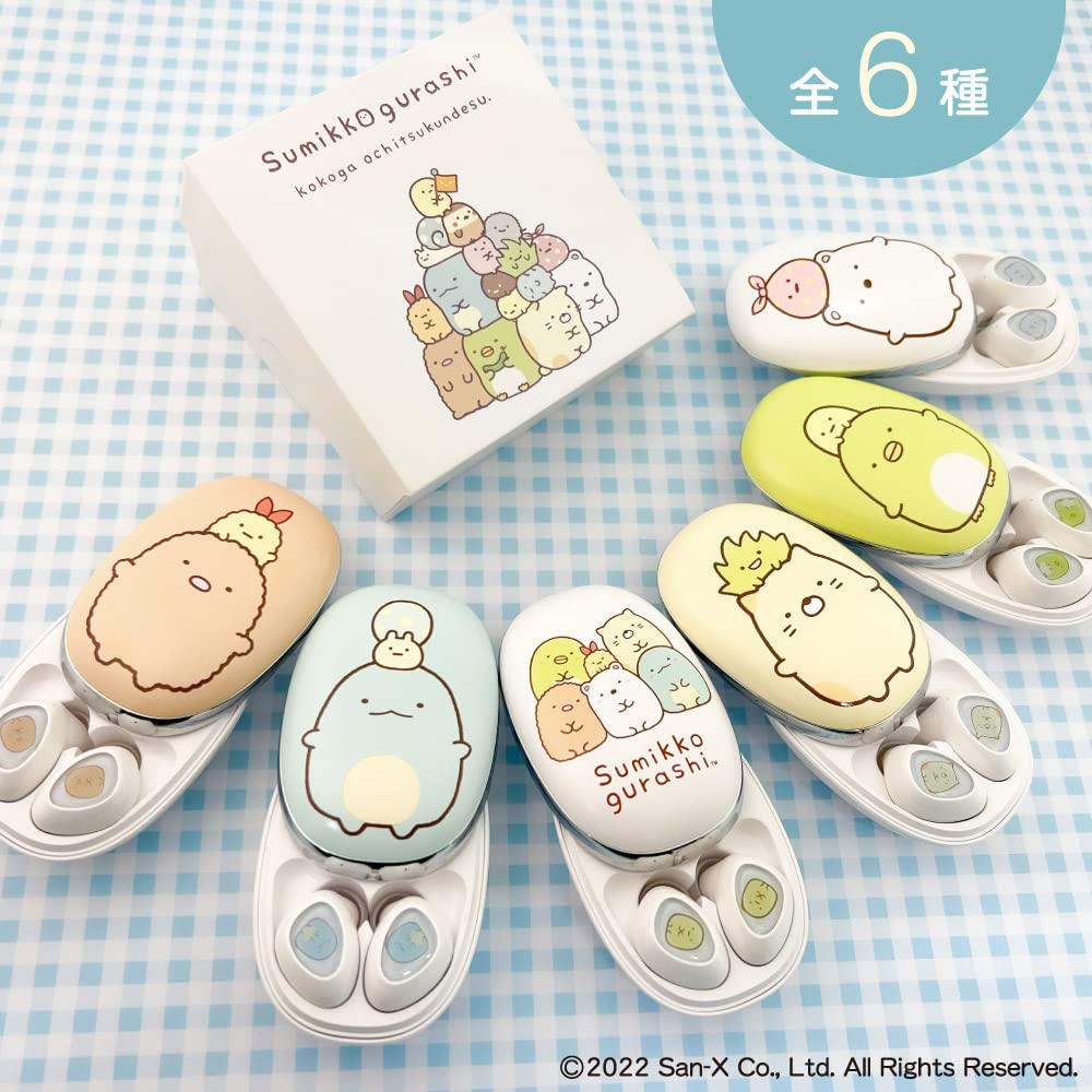 Tama Electronics Sumikko Gurashi Полностью беспроводная технология Bluetooth с возможностью воспроизведения музыки до 5 часов, непрерывной работы до 3 часов, работы в режиме ожидания до 57 часов