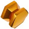Hexagon Paper Base Golden Finish Buddhist Temple Decoration Mid-Autumn Festival Fruit Folding Tower Flower Basket Sacrifice
