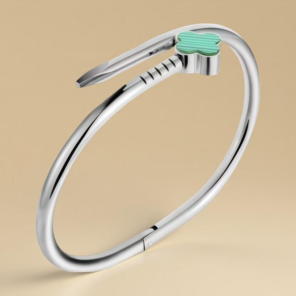 Women's Nail Clover Jewelry Simple Fashion Design Versatile Bracelet