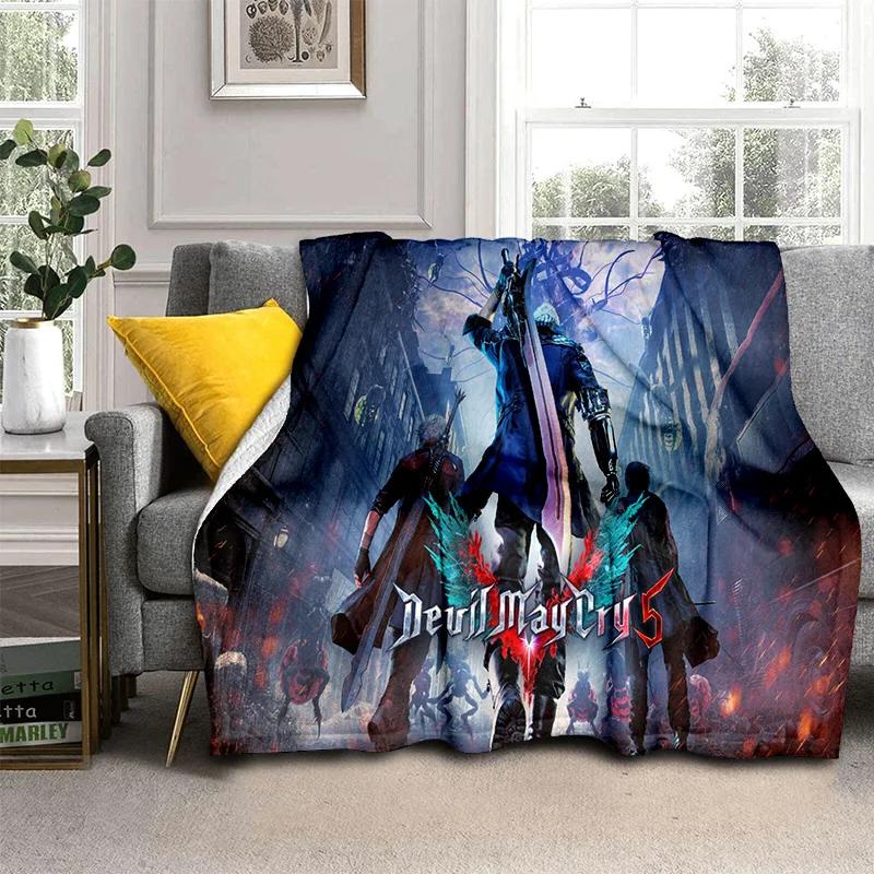 3D DMC Game D-Devil May Cry Gamer одеяло, мягкое одеяло для дома, спальни, кровати, дивана, пикника, путешествия, офиса, одеяло, детское одеяло