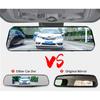 10 Inch Car DVR Car Touch Screen video Recorder Dual 1080P Rearview Mirror Front and Rear HD Night Vision Camera Mirror