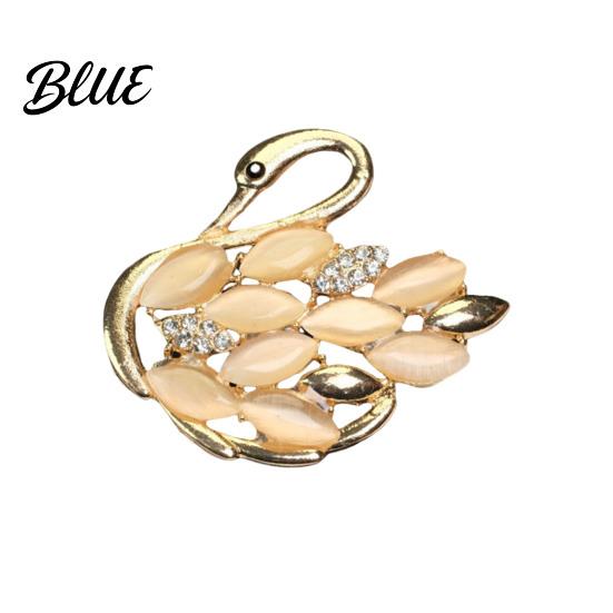 Decorative Brooch Pin Retro Style Leaf Floral Design Lapel