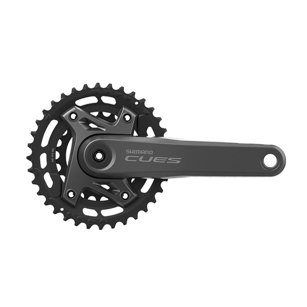 Shimano CUES Front Chainwheel with Chain Crank EFCU60002CX60C FC-U6000-2 Guard, Length 170mm, 46/30T, 9/10S,