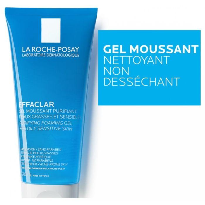 ОЧИЩАЮЩЕЕ СРЕДСТВО ДЛЯ ЛИЦА - LA ROCHE-POSAY - EFFACLAR - 200 мл - Гипоаллергенно - Для всех типов кожи