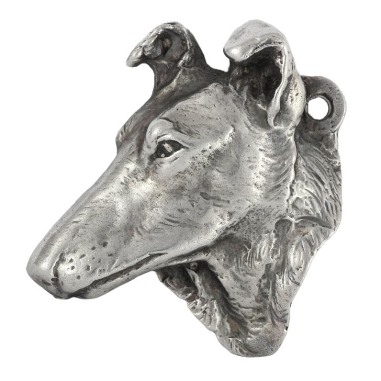 Collie Smooth - посеребренная подвеска в виде собаки, украшение для сумки, подвеска на рюкзак от бренда Art-Dog