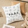 Animal Alphabet Pillow Case Anti-dustmite Invisible zipper Sofa Bed