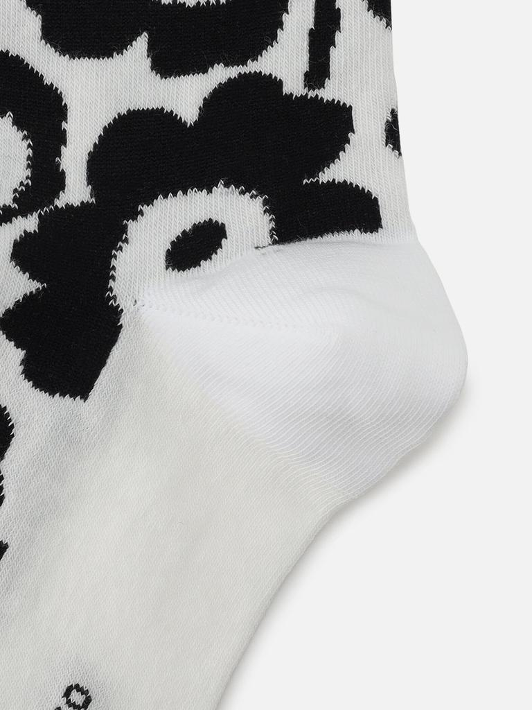 Marimekko Kirmailla Unikko Socks, Women's, Size 34, Gray and White, 52_1_52229191498