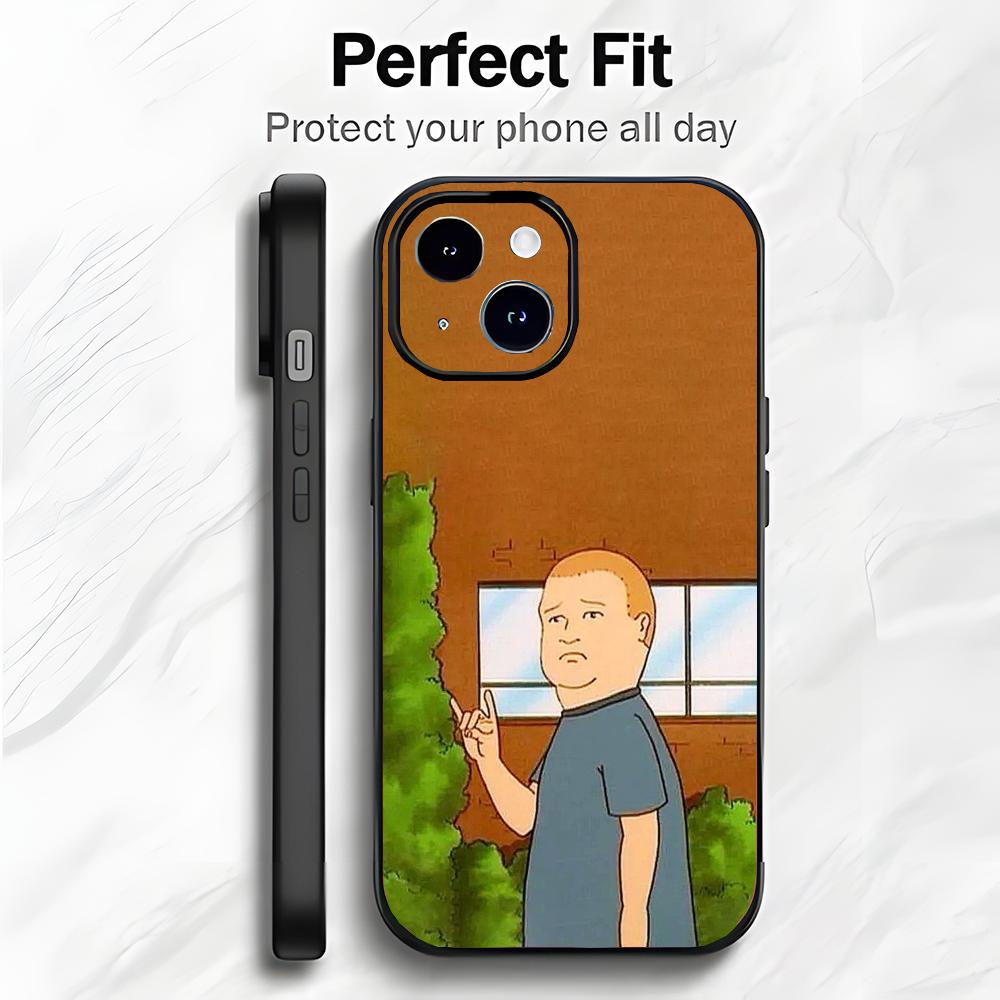 Классический ситком K-King of the Hill Чехол для телефона Чехол для телефона Мягкая упаковка Легкий Для iPhone17 16 15 14 13ProMax