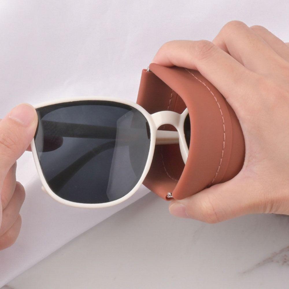 Silicone Glasses Bag Soft Eye Glasses Organizer Glasses Box Reading Eyewear Case Swimming Goggles