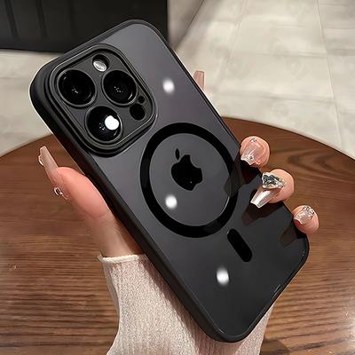 Роскошный чехол для телефона Magsafe с магнитной беспроводной зарядкой для iPhone 15 14 13 12 11 Pro X XR XS Max 7 8 SE, противоударный бампер