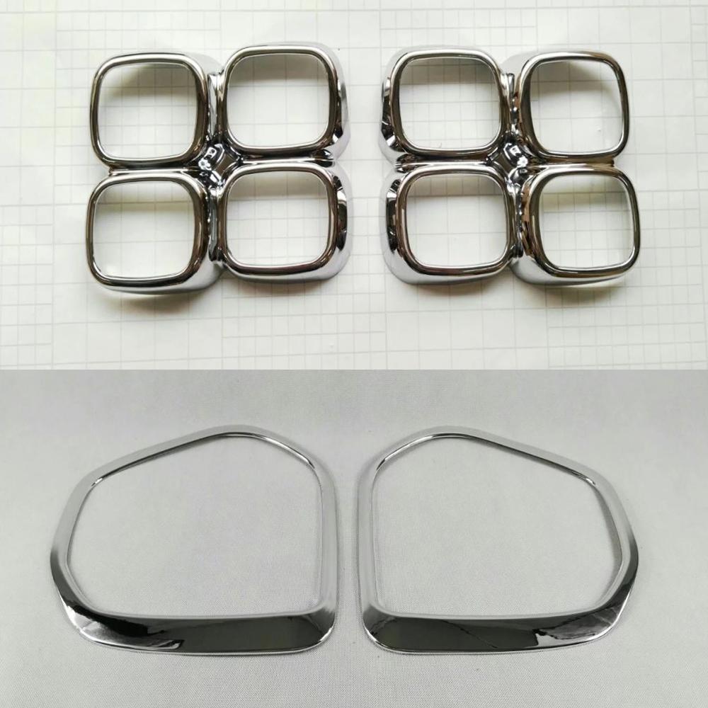 ABS хромированная передняя противотуманная фара, накладка, рамка лампы противотуманной фары, наклейка, внешние аксессуары для Kia Sportage 4 QL 2016 2017