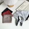 Silk Scarf Square Scarf High-end Sense Retro Polka Dot Atmosphere Scarf Thin Neck Protection Scarf Ribbon Silk Scarf