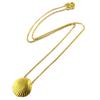 [P2288] - Gold-plated Artisanal Necklace 'Princess Ottomane' Gold (shell)