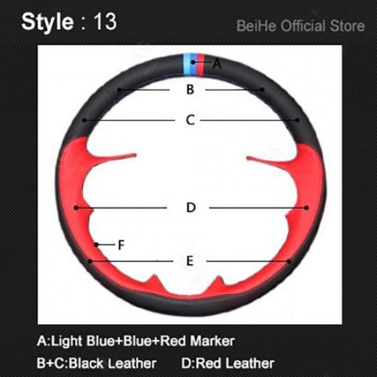 Нескользящий черный кожаный замшевый чехол на руль автомобиля своими руками, сшитый вручную, для BMW Z4 E89 2009-2016, интерьер