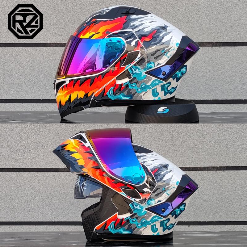 ORZ Высококачественный Модульный Флип-шлем Двойная Линза Полный Шлем Casco Para Motos Мотоциклетное Путешествие Половина Полного Шлема Casque Moto