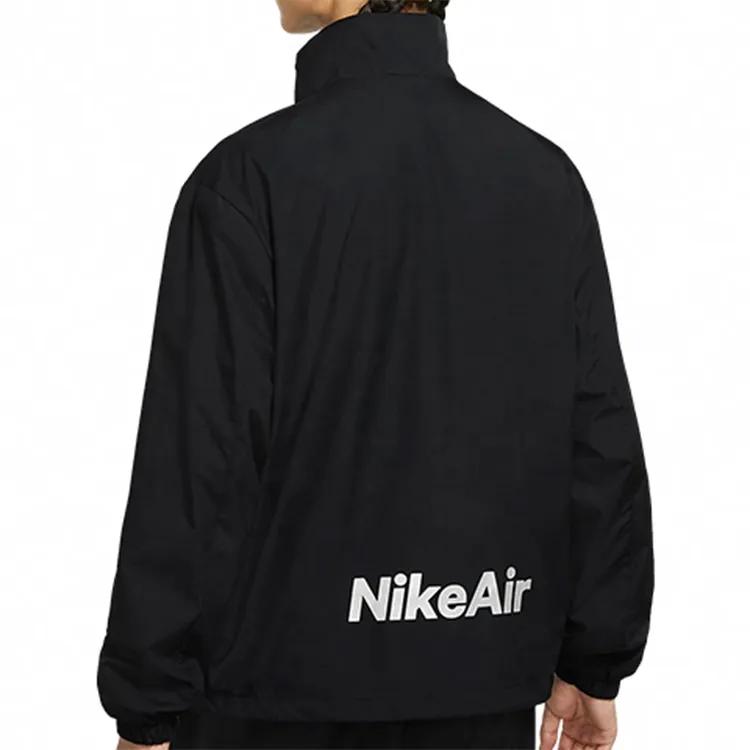 Nike Jackets Men's Black Stand Collar Thin (Unisex) Jackets CU4119 010