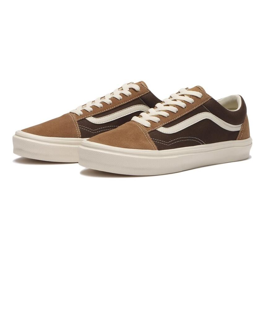 672835-0007 Vans Old Skool Lite "Коричневый/Кремовый" (V36 ЛАЙТ) (Мужской)