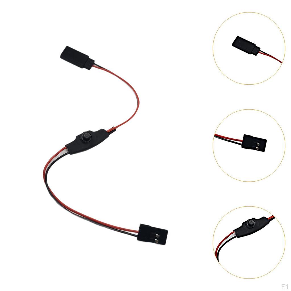 JR RC Car Light Switch Channel Extension Cord Accessories Sturdy Replacement Spare Parts Cable