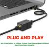 And Play Adapter Inline RJ45 Coupler Ethernet Cable Extender Cat7/Cat6/Cat5e 8P8C LAN Connector