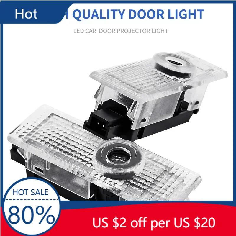 New 2025 2PCS Car Goods LED Logo Laser Projection Light Auto Door Welcome Light For BMW 50th E63 E64 F60 F32 F33 F36 F82 F8
