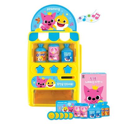 Игра на кассе торгового автомата с пением Pinkfong, смешанные цвета, популярные корейские игрушки