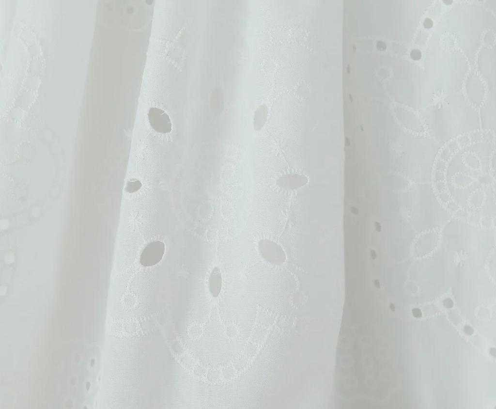 Женское платье-трапеция с рукавами-фонариками на одно плечо, осень 2024 г.